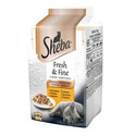 SHEBA Fresh & Fine mokré krmivo pro kočky v omáčce s kuřecím masem, s drůbeží, s krůtím 72x 50 g