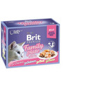 BRIT Premium Cat kapsička želé pro kočky, mix příchutí vlhké krmivo pro dospělé kočky 12x 85 g