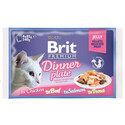 Brit Premium Dinner Plate Jelly kapsičky pro kočky v želé 4x 85 g