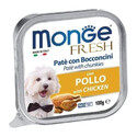 MONGE Fresh Dog Pate s kuřecím masem pro dospělé psy 100 g
