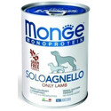 MONGE Monoprotein Solo krmivo pro psy Lamb 400 g vlhké krmivo pro psy, jehněčí maso 400 g