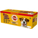 PEDIGREE Adult sáček kapsička mix příchutí pro psy v omáčce (hovězí s jehněčím, jehněčí s játry, hovězí s játry a kachnou) 40 x 100 g