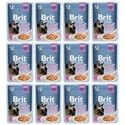 BRIT Premium Filety v lososové šťávě pro kastrované dospělé kočky 24x 85 g
