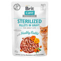 BRIT Care králičí filety v omáčce pro sterilizované kočky 24x 85 g