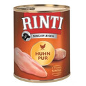 RINTI Singlefleisch Chicken monoproteinové kuřecí maso  v konzervě pro psy 800 g