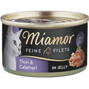 MIAMOR Feline Filets tuňák a chobotnice ve vlastní omáčce 100 g