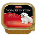 Animonda Vom Feinsten Junior mit Rind + Geflugel 150g - vlhké krmivo pro štěňata s hovězím masem a drůbeží 150g