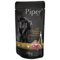 Piper kapsička pro psy velkých plemen s kuřecími srdíčky a hnědou rýží 150 g