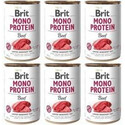 BRIT Mono Protein Beef 6x 400 g monoproteinové hovězí krmivo