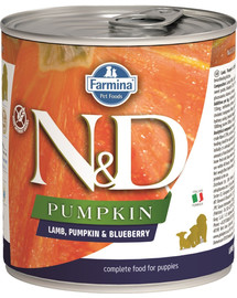 N&D DOG PUMPKIN Puppy Lamb & Blueberry 285g