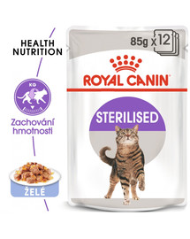 ROYAL CANIN Sterilised Jelly 85g x 12 kapsička pro kastrované kočky v želé