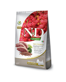N&D Quinoa DOG Neutered Duck&Broccoli&Asp 2.5 kg