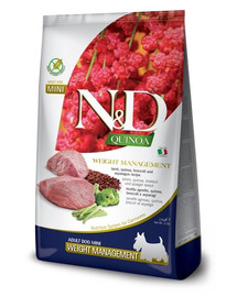 N&D Quinoa Dog Weight Management Lamb & Broccoli 2,5 kg