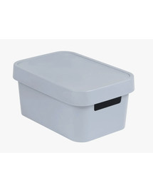 CURVER Úložný box INFINITY 17l s víkem šedý