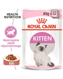 ROYAL CANIN Kitten Instinctive 4x85 g mokré krmivo v omáčce pro koťata do 12 měsíců