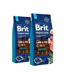 BRIT Premium By Nature Sensitive Lamb 30 kg 2 x 15 kg
