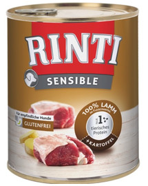 RINTI Sensible konzerva s bramborami pro citlivé psy 800 g