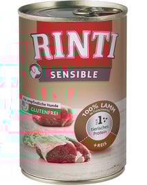 RINTI Sensible konzerva s rýží pro citlivé psy 400 g