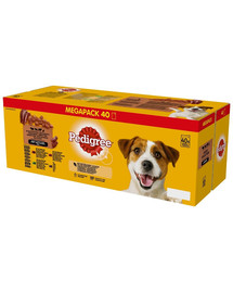 PEDIGREE Adult kapsičky pro psy mix příchutí 40 x 100 g