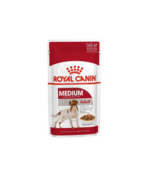ROYAL CANIN Medium adult kapsička ve šťávě pro dospělé střední psy