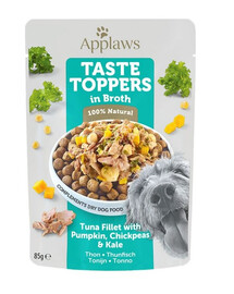 APPLAWS Taste Toppers Filet z tuňáka, dýně, kapusta ve vývaru 85 g