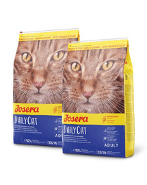 JOSERA Daily Cat 2 x 10 kg bezobilné krmivo pro kočky