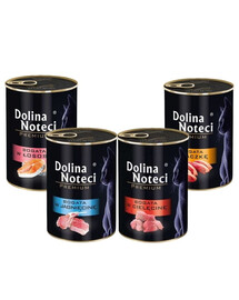 DOLINA NOTECI Prémiová směs příchutí pro kočky 24x400g