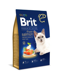 BRIT Cat Premium by Nature Adult salmon - 1,5 kg