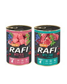 DOLINA NOTECI RAFI Junior mix příchutí (telecí, jehněčí) 36x400g