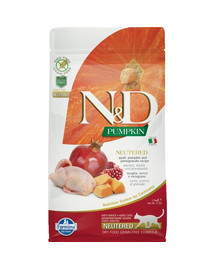 N&D GrainFree Pumpkin Neutered Quail & Pomegranate 1,5kg