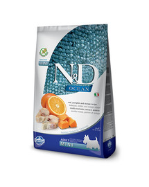 N&D Ocean Adult Mini Codfish & Pumpkin & Orange 800 g