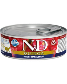 N&D Cat quinoa Weight Management Lamb & Brocolli 80g