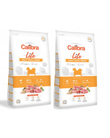 CALIBRA Dog Life Adult Small Breed Lamb 2 x 6 kg