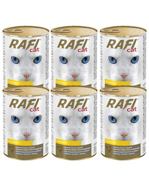 DOLINA NOTECI RAFI Adult Drůbež 6x415 g konzerva pro kočky
