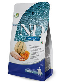 N&D Ocean Cat Kitten Cod & Shrimp&Pumpkin&Melon 1,5 kg