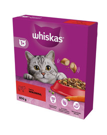 WHISKAS Adult 5 x 800g hovězí