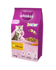 WHISKAS Junior 6 x 1,4 kg kuřecí