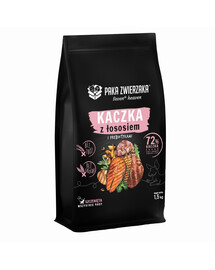 PAKA ZWIERZAKA Krmivo pro štěňata kachna a losos 1,5 kg