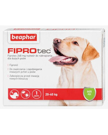 BEAPHAR Drops Fiprotec L 1 pipeta kapek proti parazitům 268 mg