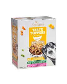 APPLAWS Taste Toppers Multipack konzervy v omáčce pro psy 8x156g