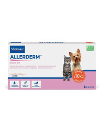 VIRBAC Allederm Spot-on 2 ml dla kotów i małych psów (<10 kg) x 6 pipet
