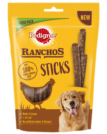 PEDIGREE Ranchos Sticks 60 g psí pamlsky s kuřecími játry