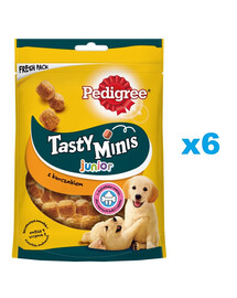 PEDIGREE Tasty Minis Junior 6x125 g krmivo pro štěně s kuřecím masem