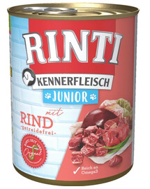 RINTI Kennerfleish Junior Beef s hovězím masem 400 g