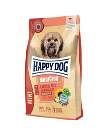 HAPPY DOG NaturCroq Mini Losos a rýže 4kg