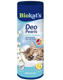 BIOKAT'S Deo Pearls Cotton blossom 700 g podestýlkový deodorant
