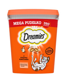 DREAMIES Mega Pudełko 350g Lahodná kuřecí pochoutka pro kočky