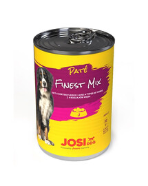 JOSERA JosiDog Finest Mix Pate paštika 4 druhy masa 400 g pro dospělé psy