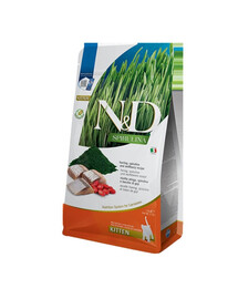 FARMINA N&D Spirulina Kitten Herring & Wolfberry 1,5 kg