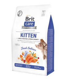 BRIT CARE Bezobilná Kitten Immunity Hypoalergenní složení 0,4 kg pro koťata